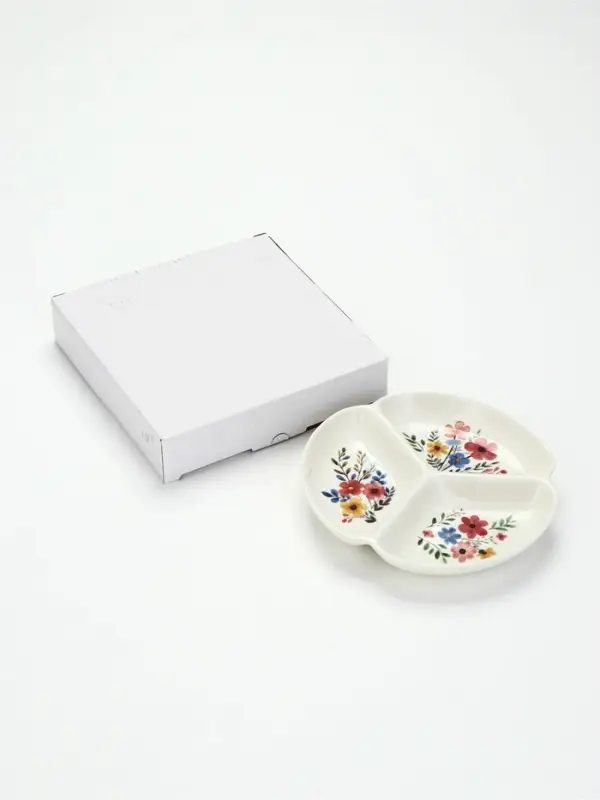 Менажница "Цветочная поляна", 19 см