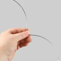 Монокость для бюстгальтера, 180 + 180 мм, цвет серебряный