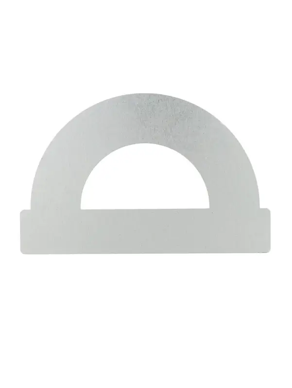 Транспортир металлический Calligrata, 10 см, 180&deg;