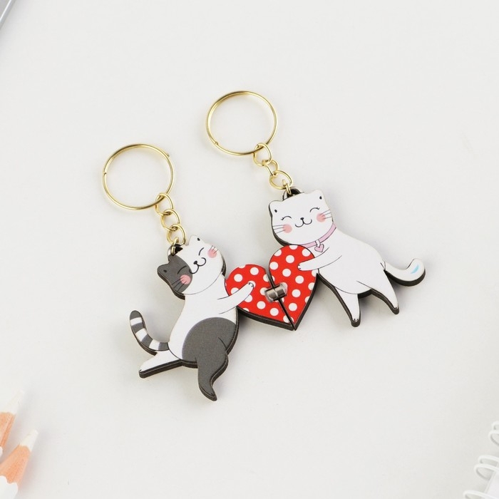 Брелок парный на магните, «Мур», деревянный, 9 х 15 см Брелок парный на магните, «Мур», деревянный, 9 х 15 см