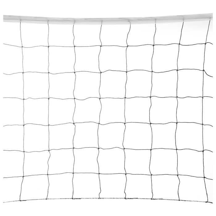 Сетка волейбольная ONLYTOP, с тросом, нить 2 мм, 9,5х1 м Сетка волейбольная ONLYTOP, с тросом, нить 2 мм, 9,5х1 м