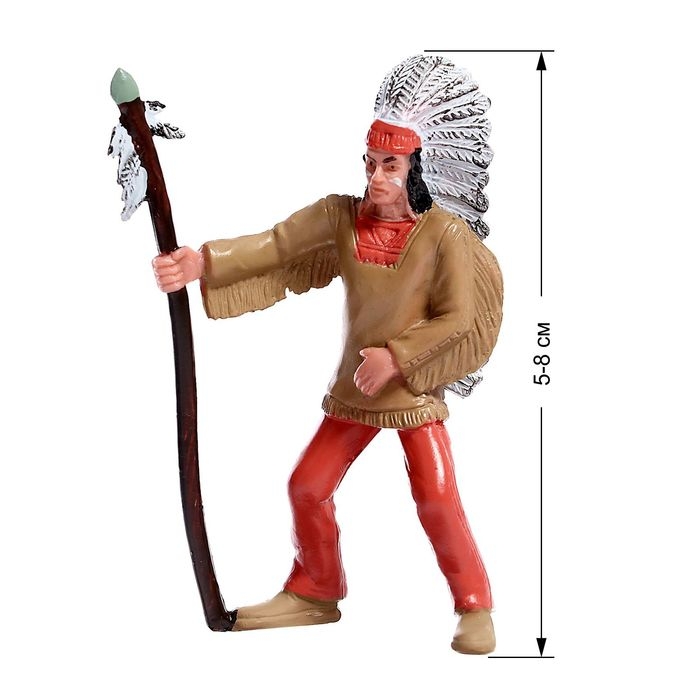 Набор фигурок «Индейцы», 6 шт. Набор фигурок «Индейцы», 6 шт.