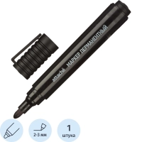 Маркер перманентный универсальный Attache Economy черный 2-3 мм