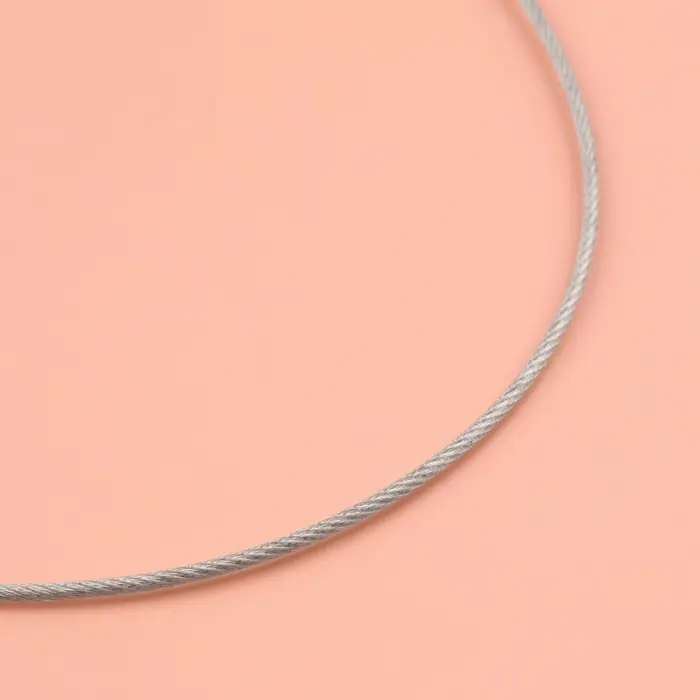 Спицы круговые, для вязания, с металлическим тросом, d=2 мм, 14/80 см Спицы круговые, для вязания, с металлическим тросом, d=2 мм, 14/80 см