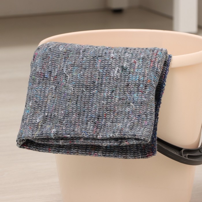 Салфетка - тряпка хозяйственная Доляна, 60×80 см, плотность 180 г/м², строчка 2,5 мм, с оверлоком, серая Салфетка - тряпка хозяйственная Доляна, 60×80 см, плотность 180 г/м², строчка 2,5 мм, с оверлоком, серая