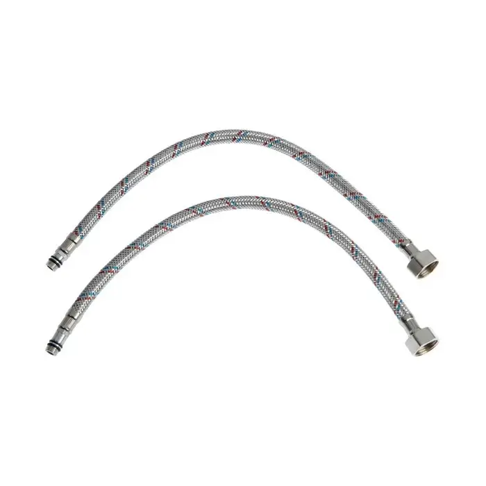 Смеситель для раковины ZEIN Z50152, однорычажный, картридж 35 мм, с подводкой, хром