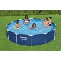 Бассейн каркасный Bestway Steel Pro 56681, 366&times;76 см, фильтр-насос, круглый