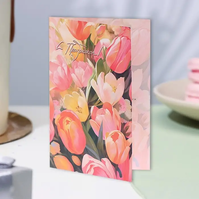 Открытка «С Праздником!», А6 Открытка «С Праздником!», А6