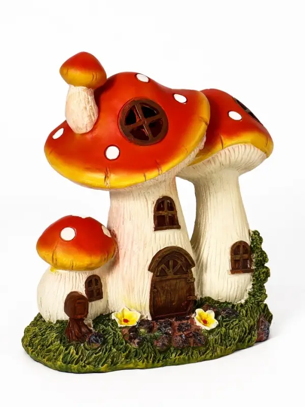 Садовый фонарь 20 х 10 х 16 "Грибной дом" GMV-0339