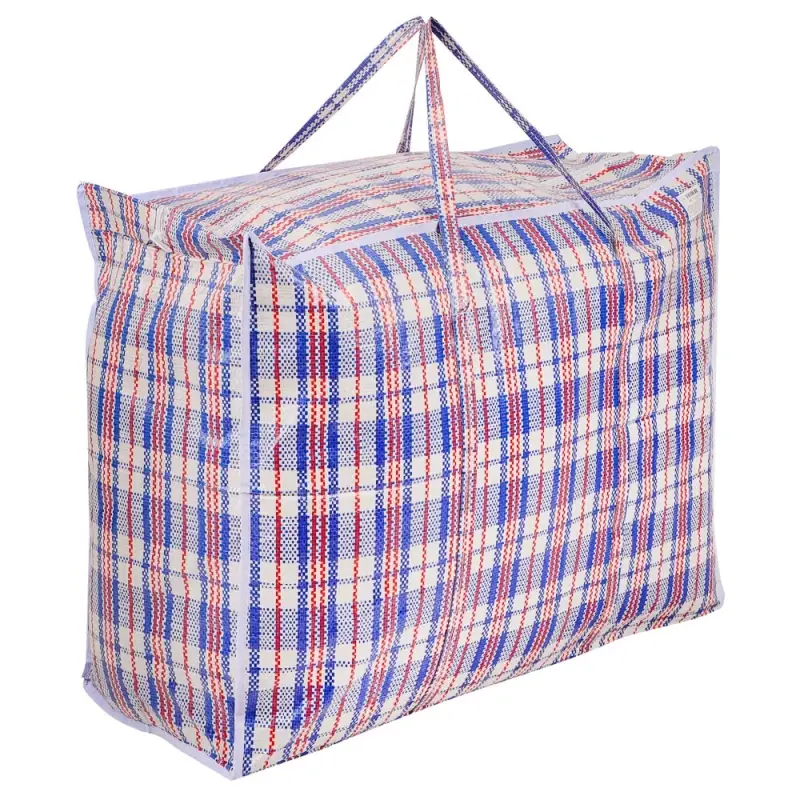 Сумка хозяйственная тм VETTA Клетка, 70x55x30см, 115 литров, до 10кг, полипропилен, 2 цвета