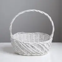 Набор корзин овальные 3 шт L:44х36 см,Н14 см,Н с руч.42 см,дно38х29 см.M:38х30х13Hх37HHх33,