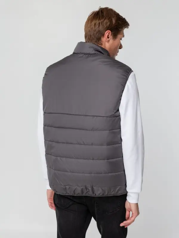 Жилет Leven, темно-серый (графит), размер XS Жилет Leven, темно-серый (графит), размер XS