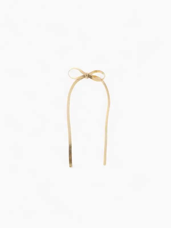 Набор 3 предмета: колье, серьги, браслет «Бантик», цвет золото Набор 3 предмета: колье, серьги, браслет «Бантик», цвет золото