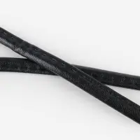 Ручка-шнурок для сумки, с карабинами, 120&times;0.6 см, чёрная