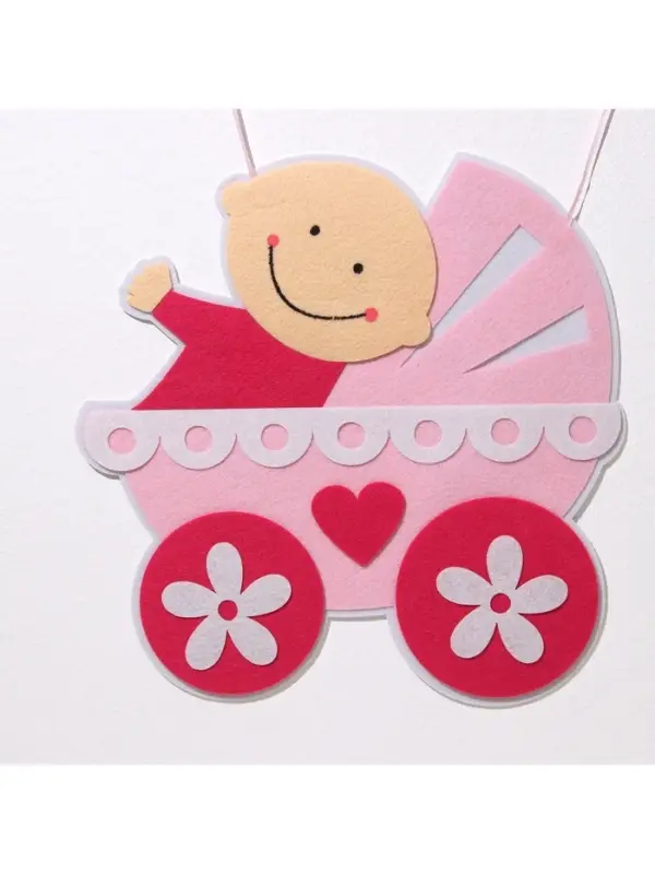 Украшение на гендер пати &laquo;Подвеска It's a Girl&raquo;, 32&times;32&times;43 см