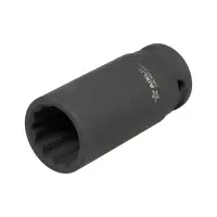 Головка ударная торцевая 1/2"DR двенадцатигранная 24мм, L=78мм