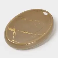 Набор аксессуаров для ванной комнаты SAVANNA &laquo;Гроза&raquo;, 4 предмета, мыльница, дозатор для мыла, 2 стакана, коричневый