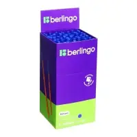 Ручка шариковая Berlingo. Tribase Orange, синий стержень, узел 0.7, оранжевый корпус