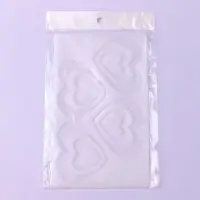 Форма для шоколада «Сердцем к сердцу», силикон, 4 ячейки, 19×11.5×0.3 см, прозрачная