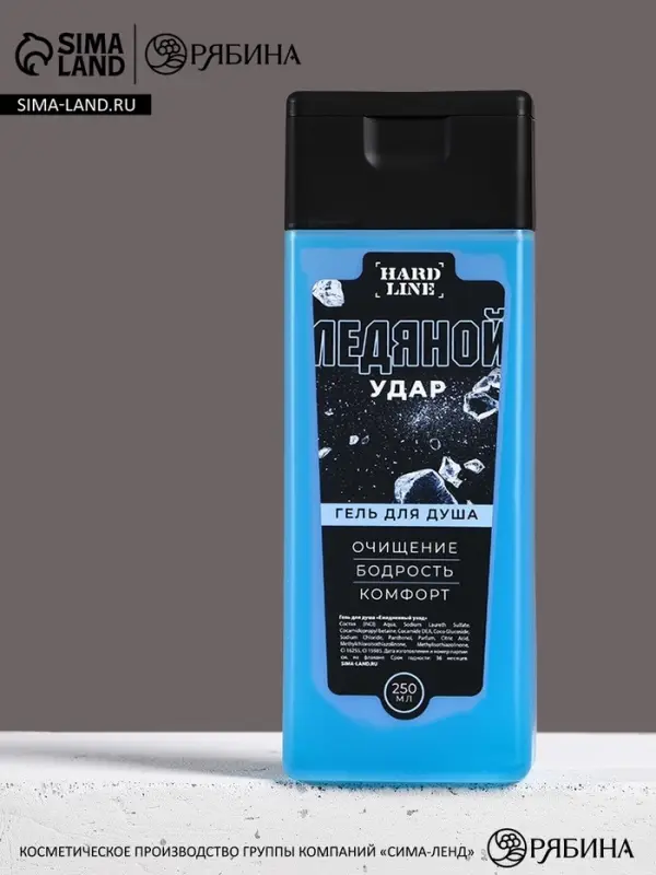 Гель для душа мужской &laquo;Ледяной удар&raquo;, 250 мл