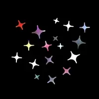 Пайетки для декора «Звёздная ночь», голографические, серебристый