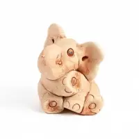 Фигурка &laquo;Слоненок&raquo;, 7&times;6.5&times;5 см, керамика, бежевый