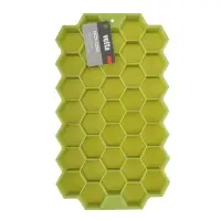 VETTA Форма силиконовая для льда 20х12см, 37 ячеек, "Соты", 3 цвета