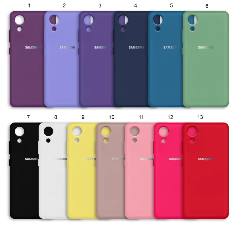 Чехол Samsung A03 Core Silicone Cover (с лого) Чехол Samsung A03 Core Silicone Cover (с лого)