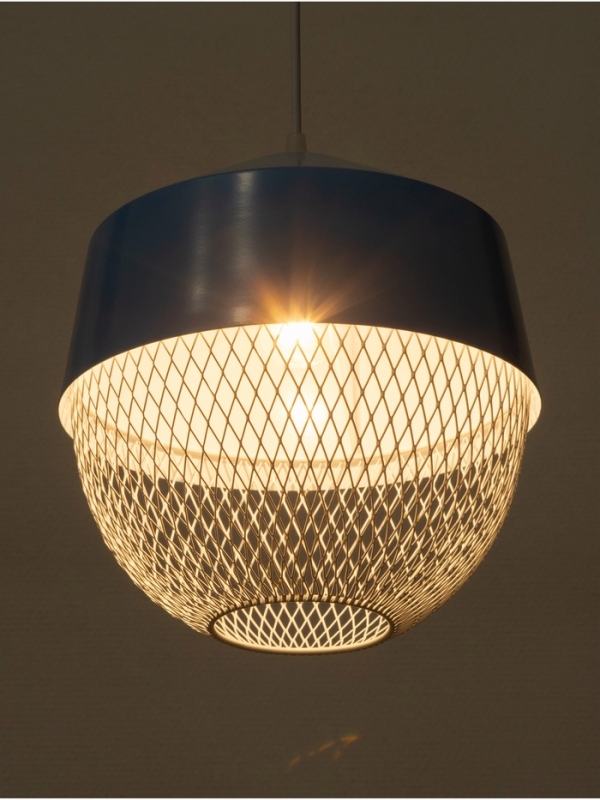 Светильник Lea 1х40Вт Е27 синий 26х26х32см Светильник Lea 1х40Вт Е27 синий 26х26х32см