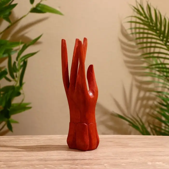 Подставка под кольца дерево Подставка под кольца дерево "Кисть" 6х6х20 см