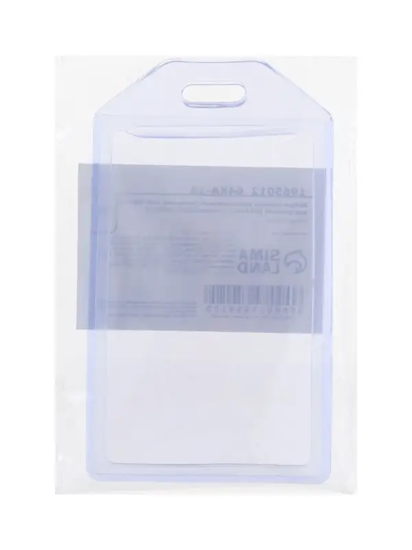 Бейдж - карман силиконовый, вертикальный, 54&times;90 мм