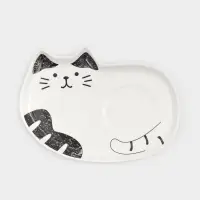 Чайная пара &laquo;Котик&raquo;, 3 предмета: чашка 200 мл, блюдце 18.5&times;13.5 см, ложка, керамика
