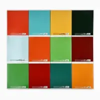 Тетради предметные, 48 л., набор из 12 шт., блок №1 &laquo;Палитра&raquo;