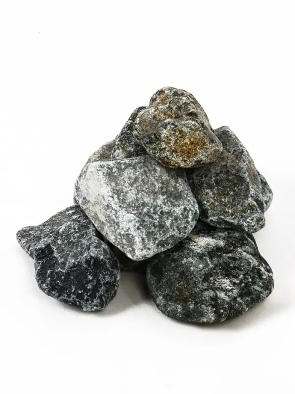 Серпентинит коробка 10 кг Обвалованный фракция 70 - 150 мм