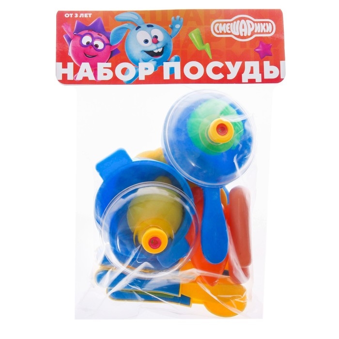 Набор посуды, Смешарики, в пакете Набор посуды, Смешарики, в пакете