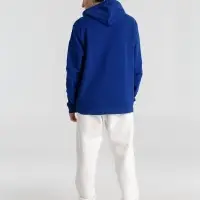 Толстовка с капюшоном унисекс Hoodie, ярко-синяя, размер XS