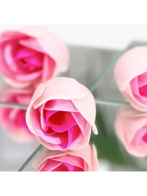 Мыльные розочки, трёхцветные, набор 3 шт., в коробке