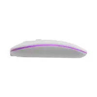 Мышь MB-2.4 беспроводная, оптическая, подсветка, 800-1600 dpi, USB, Bluetooth, белая