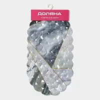 Коврик противоскользящий в ванну на присосках Доляна &laquo;Геометрика&raquo;, 35&times;65 см