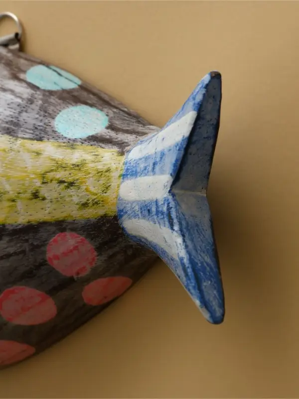 Панно  Панно "Рыба-хищник" дерево 20х12х4 см, цв. разноцветный