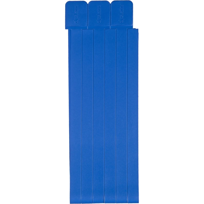 Закладки самоклеящиеся для книг, прямые, наб.6 шт,300мкм, голубые, 2921-117