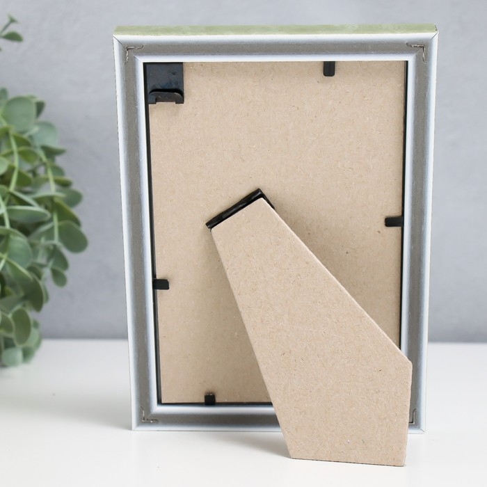 Фоторамка пластик Фоторамка пластик "Кружево" 10х15 см, оливковый