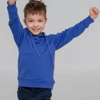 Худи детское Kirenga 2.0 Kids, ярко-синее, 8 лет