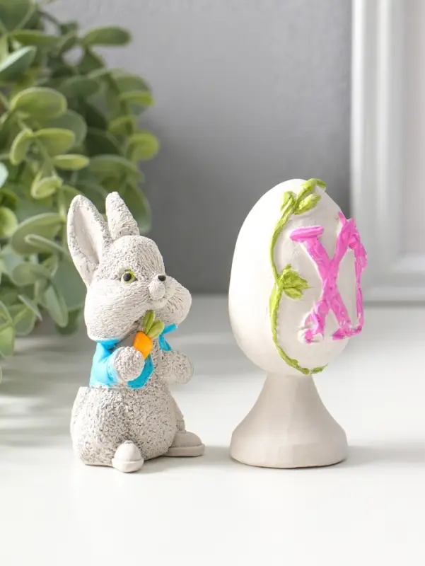 Статуэтки набор 2шт  "Пасхальный" высота 11 см