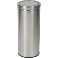 Ведро мусорное (урна) с качающ.крышкой нерж.сталь Luscan Professional 30л