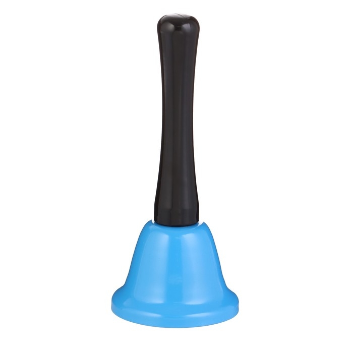 Колокольчик настольный, голубой, 12.5 х 5.2 см Колокольчик настольный, голубой, 12.5 х 5.2 см