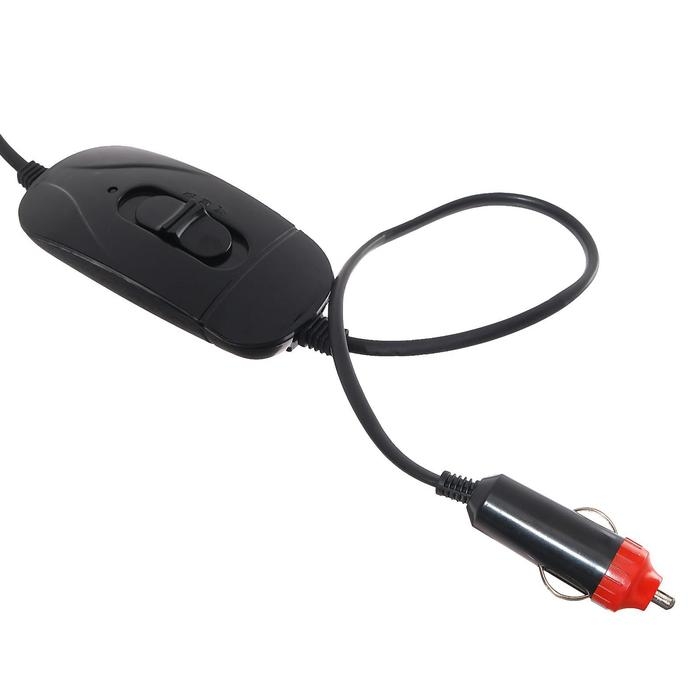 Накидка с подогревом TORSO, 12 В, регулятор, 42×42 см, провод 90 см, серый