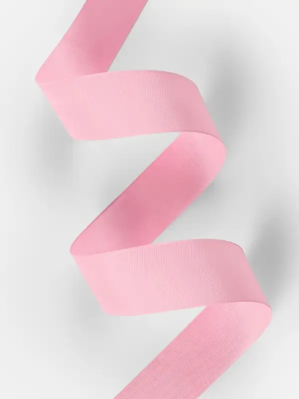 Лента репсовая, 40 мм, 23&plusmn;1 м, светло-розовая №04