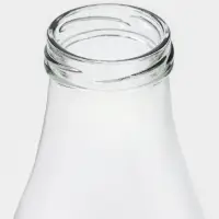 Бутыль для молока Доляна &laquo;Коровушка&raquo;, 1 л, 8.5&times;25 см, стекло