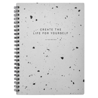 Бизнес-тетрадь А5 96л.клетка,спир,Be Smart,Terrazzo,N3678